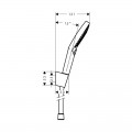 Душовий гарнітур Hansgrohe Raindance Select S 120 Porter 26721400 - Фото 1